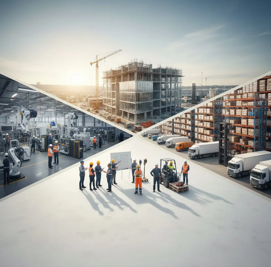 Služby Bee Guarantee – personální outsourcing pro stavebnictví a logistiku